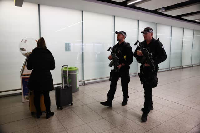 A man has been arrested at Gatwick Airport by counter-terror police on suspicion of spying. Picture by Hollie Adams/Getty Images