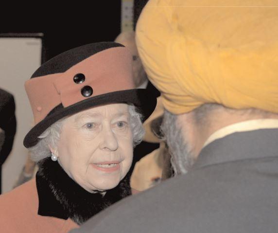 The Queen at Thomas Bennett