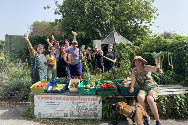 The growers celebrating