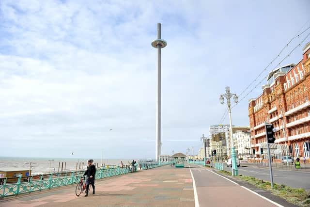The Brighton i360. Picture from Steve Robards