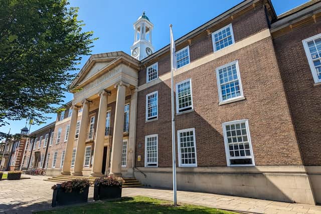 The community toilet scheme has launched with a number of buildings already signed up, including Worthing Town Hall (pictured). Photo: Adur and Worthing Councils