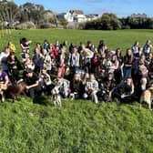 Felpham Community College's charity dog walk