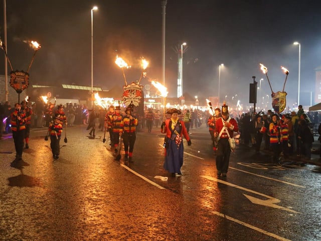 Hastings Bonfire 2024. Photo by Andrew Clifton.