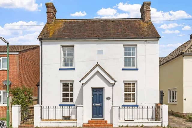 Looking at it from the outside, this 3 bedroom property almost looks like a dolls house.