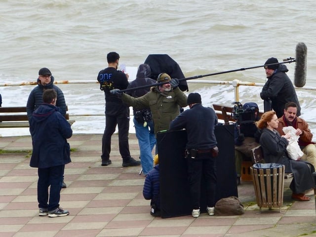 Filming series 2 of The Gold in Hastings by Marie Richardson
