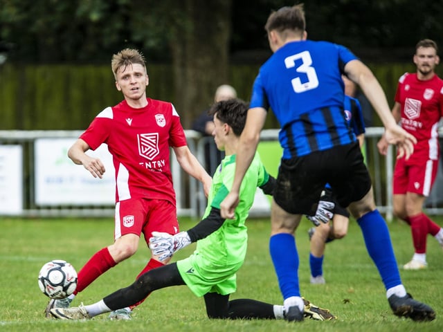 Seaford v Dorking Wanderers B in the SCFL Division 1