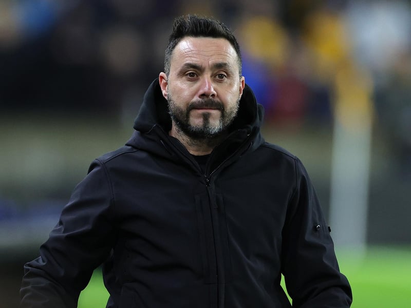 Roberto De Zerbi, the Brighton and Hove Albion manager has a number of injury issues this term