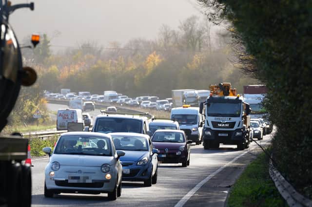 Part of the A23 is closed for recovery work on Friday, November 25, Sussex Roads Police have said