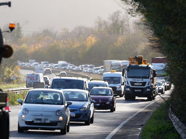 Part of the A23 is closed for recovery work on Friday, November 25, Sussex Roads Police have said