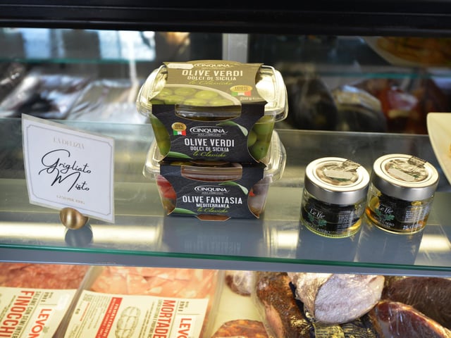 Here you can sample some of the finest tastes in Italy, including quality olives