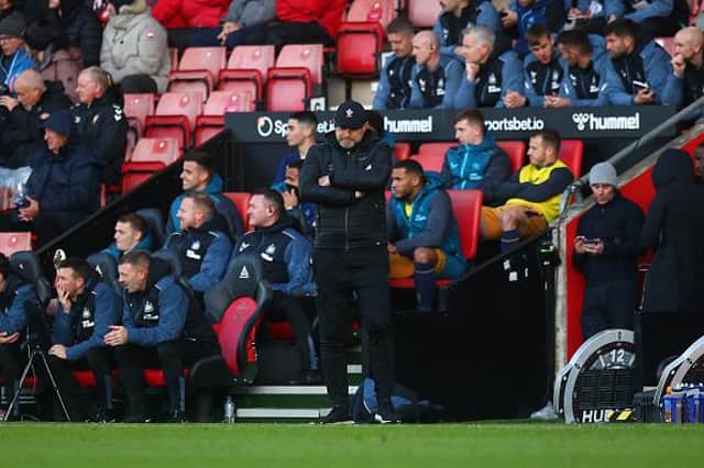 Southampton  manager Ralph Hasenhuttl during the Premier League match between Southampton FC and Newcastle United