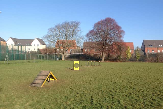 Dog agility equipment, which is free for all to use and enjoy, has been installed in a Worthing park.