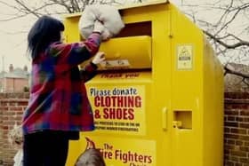 East Sussex Fire and Rescue Service has thanked the public for helping them raise over £7000 for The Fire Fighters Charity, recycling clothing, in the last twelve months. Picture: East Sussex Fire and Rescue