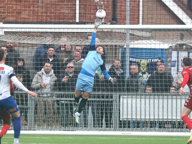 Action and goal celebrations from Worthing FC's 3-2 National South win over Havant and Waterlooville at Woodside Road
