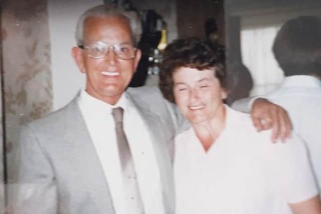 Kathlyn Riley's parents, who were supported by St Barnabas House hospice in Worthing