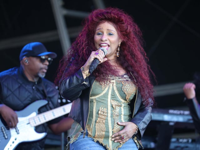 Chaka Khan performing at the Wild Life Festival 2017