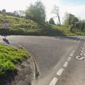 There is a report of a rolled over car on Saddlescombe Road near Devil's Dyke. Photo: Google Street View