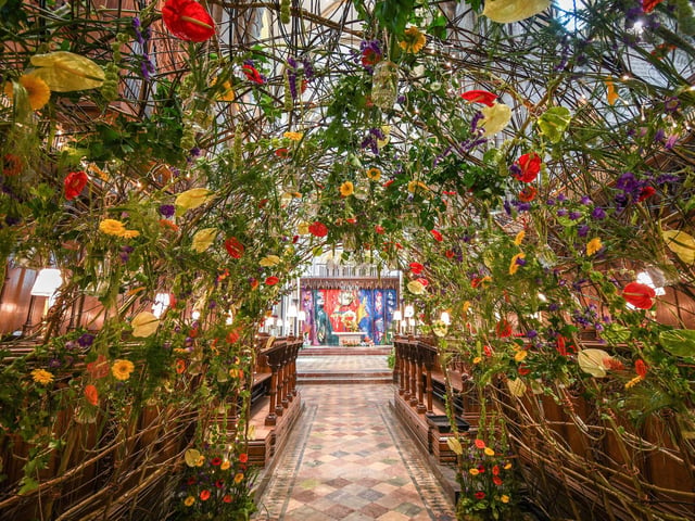 Visitors can enjoy over 60 spectacular floral installations