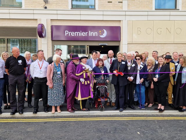 A new 116-room Premier Inn has officially opened on Bognor Regis seafront.