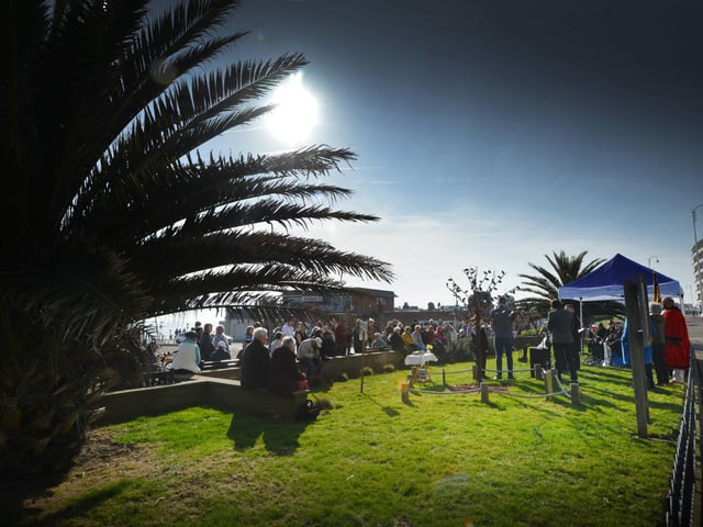 National Covid Day of Reflection in Bexhill on March 9 2025.