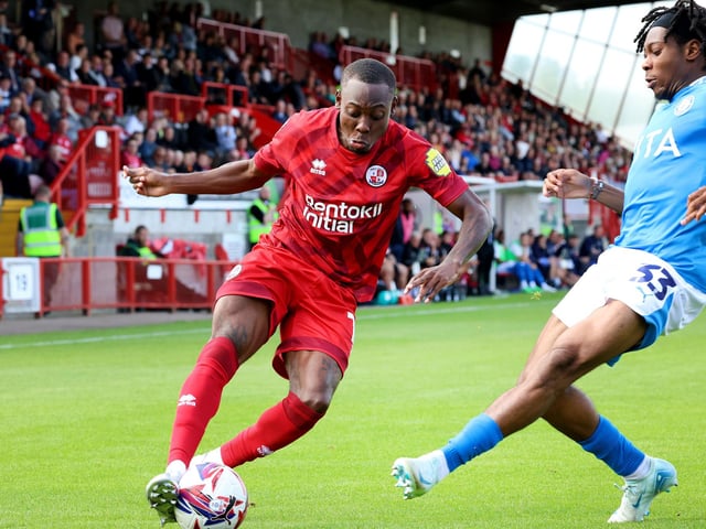 Crawley Town drew 1-1 with Stockport County in their League One encounter at the Broadfield Stadium. Stephen Lawrence/Telephoto Images was there to catch the action