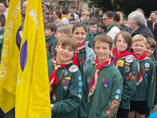 Beavers, Cubs and Scouts from across Haywards Heath, Bolnore and Lindfield attended the Muster Green event in Haywards Heath