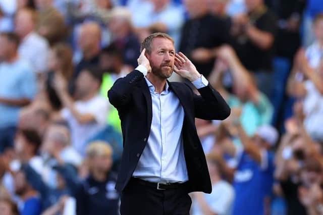 Brighton and Hove Albion head coach Graham Potter is set for talks with Premier League rivals Chelsea