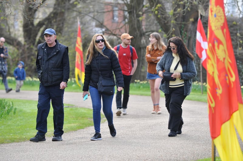 Arundel Castle welcomed thousands of visitors over the Easter weekend