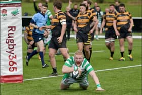Horsham RFC on their way to the Papa John's semi-final, which takes place on Saturday