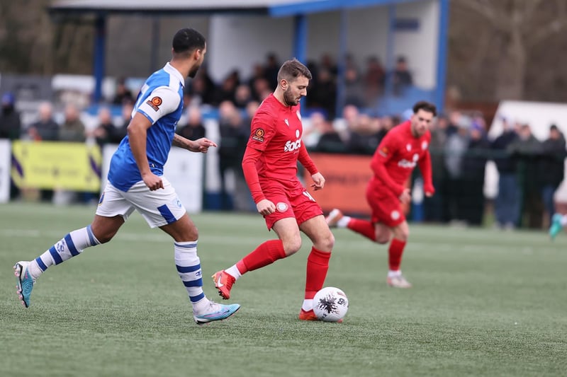 Worthing in action away to Tonbridge Angels in National League South