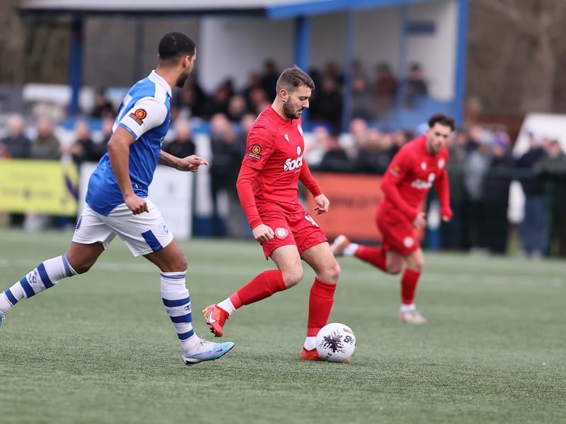 Worthing in action away to Tonbridge Angels in National League South