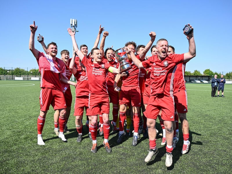 Hassocks FC win the 2024-25 Peter Bentley Cup