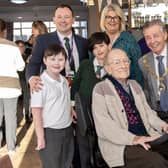 Time capsule reburied at Bowes House