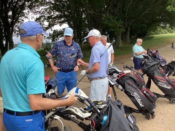 120 golfers turned out for the fundraiser.
