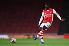 Crawley Town have confirmed the signing of Arsenal under-23 defender Mazeed Ogungbo on a season-long loan deal. Picture by Alex Burstow/Getty Images