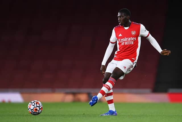 Crawley Town have confirmed the signing of Arsenal under-23 defender Mazeed Ogungbo on a season-long loan deal. Picture by Alex Burstow/Getty Images