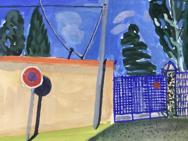 One of the postcards available at this summer's auction.