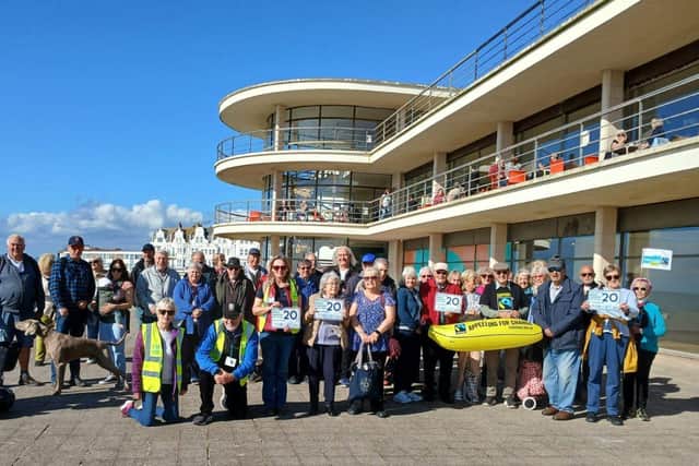 Bexhill health walkers celebrate 20 years of group walking
