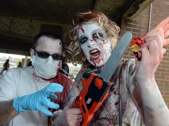 Zombies came to Worthing in November, 2013