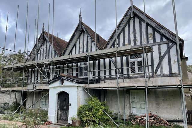 Elsewhere in Sussex, Langney Priory, one of the oldest buildings in Eastbourne, has also been added to the list as the main buildings are now need urgent repair.