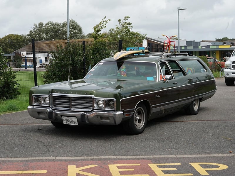 Motorbikes and cars at West Rise junior school in Eastbourne on Saturday, August 12