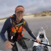 Dougal Glaisher Kayaks Round GB in record attempt
