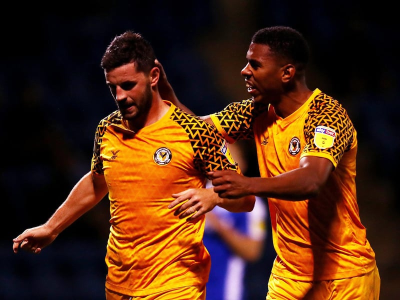 Padraig Amond has scored 94 times in 400 games for five different clubs. He scored 14 goals in the 2018/19 season for Newport.