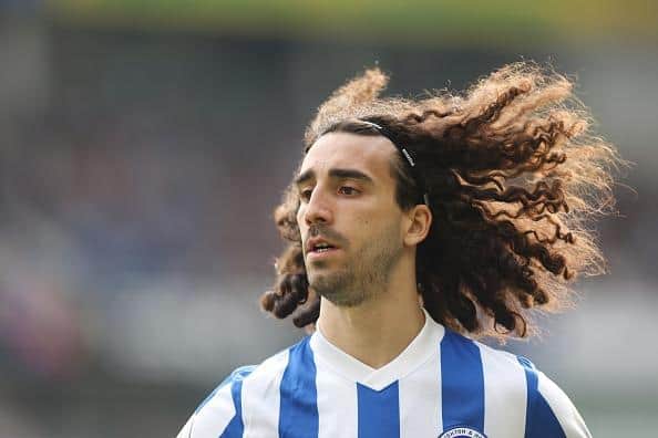 Brighton and Hove Albion player Marc Cucurella has been linked with moves to Premier League rivals Chelsea and Manchester City