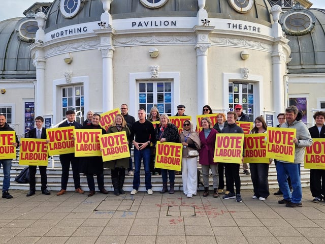 Business secretary Peter Kyle visiting Worthing to meet local Labour MPs, councillors and supporters