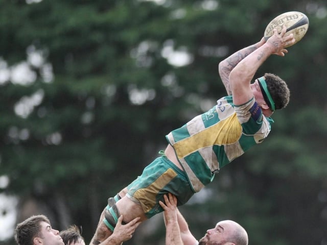 Action from Worthing Raiders' win over Guernsey at Roundstone Lane