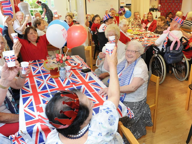 Diamond Jubilee party at Suzanne Green Day Centre, Horsham