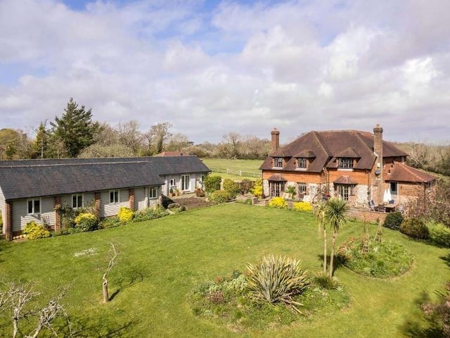 The property has a mainly south-facing garden