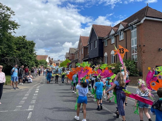 Natural World themed children's parade