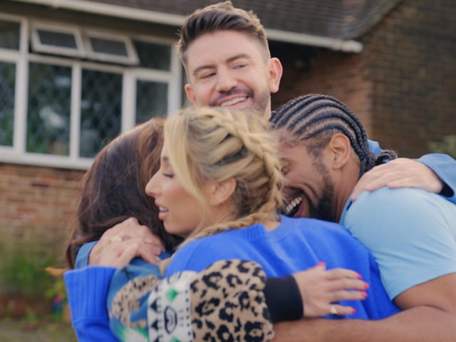The Sort Your Life Out team after sorting out the Jamiesons' East Sussex home